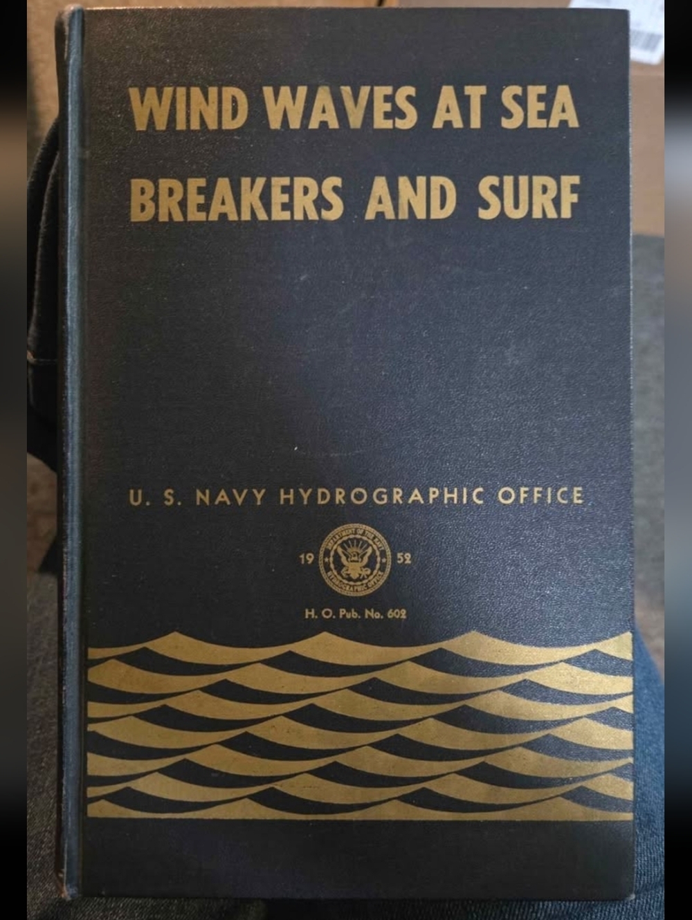 Vintage 1947 Wind Waves at Sea Breakers and Surf U.S. Navy Hydrographic Office - Picture 2 of 4